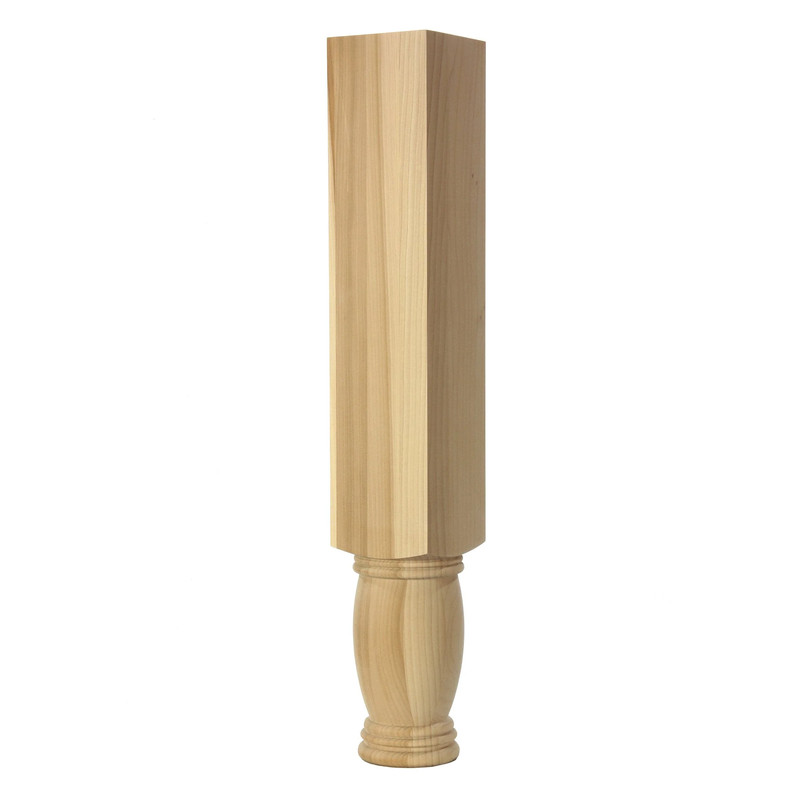 Turned Leg - Style 42-5 - 34.5"H - Species:Mahogany
